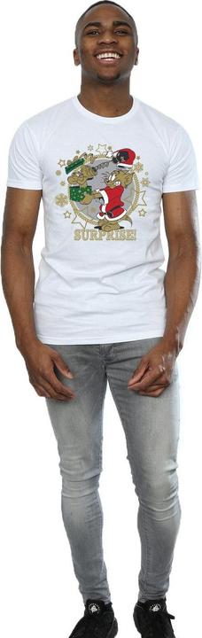 Actual product image Tom & Jerry Mens Christmas Surprise T-Shirt (XXL)