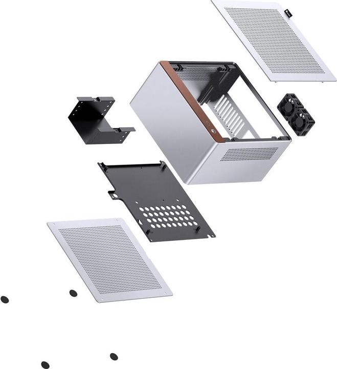 Actual product image Jonsbo N10, Case Silver (Mini-ITX)