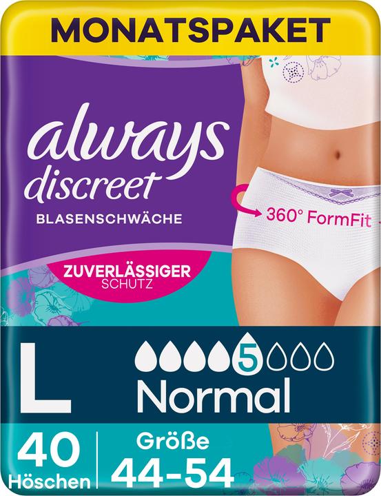 Actual product image Always Discreet (40 x, Large)