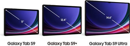 Image du produit Samsung Galaxy Tab S9+ (WLAN uniquement, 12.40", 256 Go, Gris graphite)