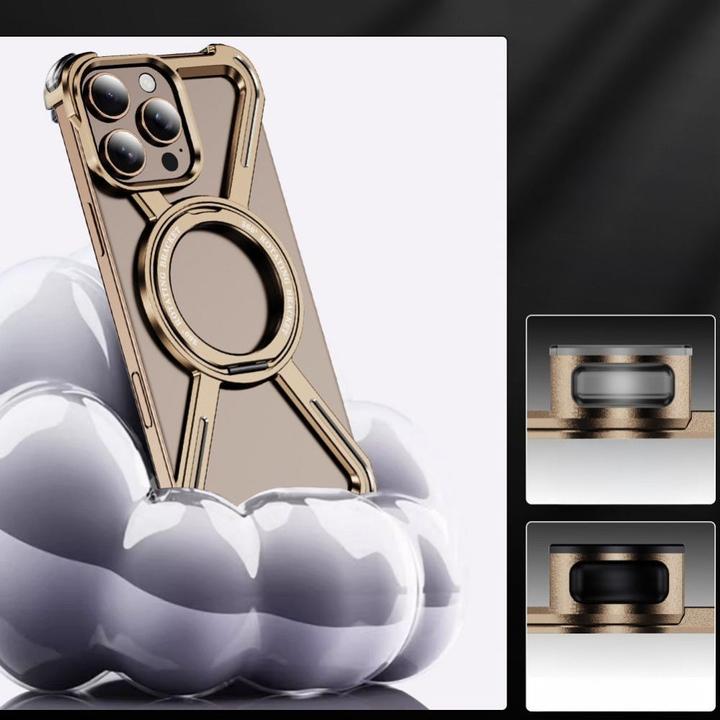 Actual product image Karl Lagerfeld Back panel cover OEM Case TITANIUM Escort for IPHONE 16 desert gold (Apple iPhone 16)