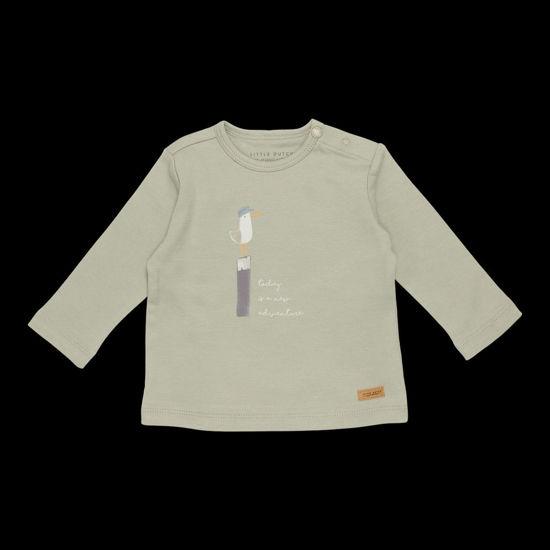 Little Dutch T-Shirt langärmlig Seagull Olive - 74 (74)