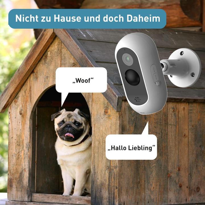 Immagine prodotto PetTec 2er-Haustierkamera-Set mit Bewegungserkennung, Sprachfunktion & Nachtsicht