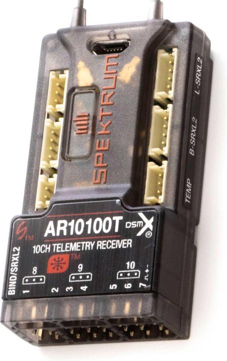Actual product image Spektrum AR10100T 10-Channel Telemetry Receiver