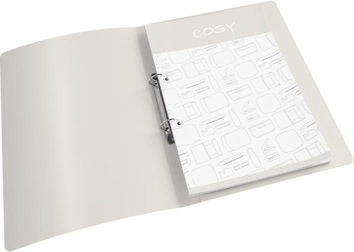 Actual product image Leitz Ring binder Cosy Gray (A4, 32 mm, 1 Piece)