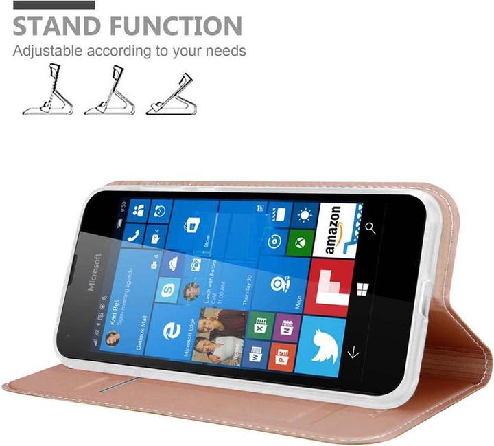 Image du produit Cadorabo Book Classy Style Cover (Microsoft Lumia 550)