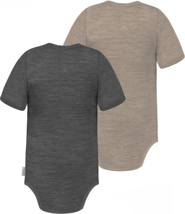 Image du produit Normani Lot de 2 body bébé mérinos manches courtes "Tauranga" - 9293 (92)