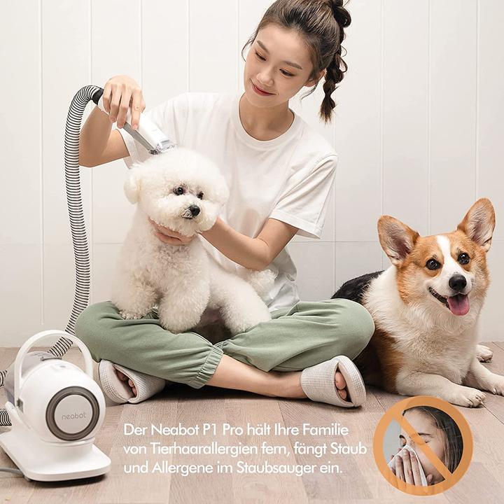 Immagine prodotto Neabot Tosatrice per cani con aspirapolvere (Cane)