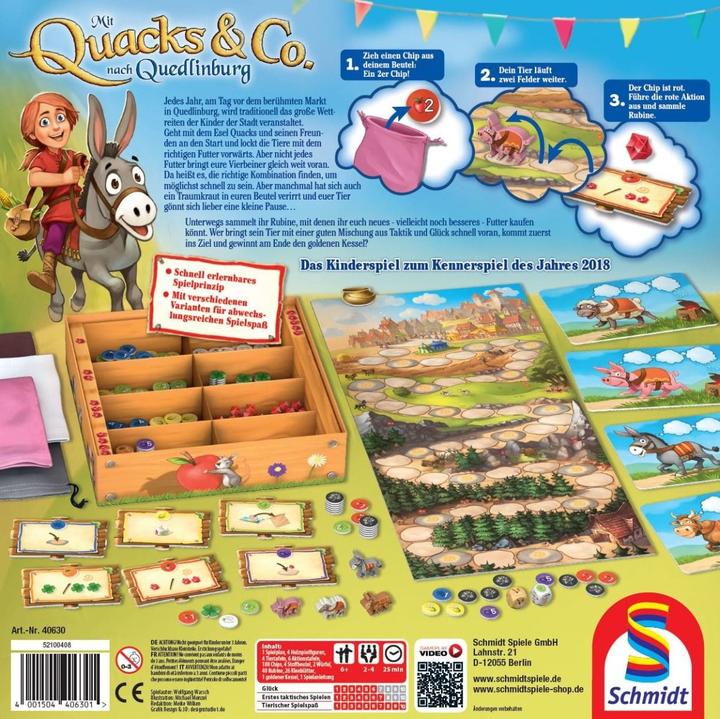 Productafbeelding Schmidt Spiele Met Quack's Co. naar Quedlinburg (Duits)
