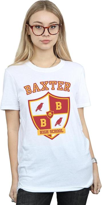 Actual product image Chilling Adventures of Sabrina Womens/Ladies Baxter Crest Cotton Boyfriend T-Shirt (L)