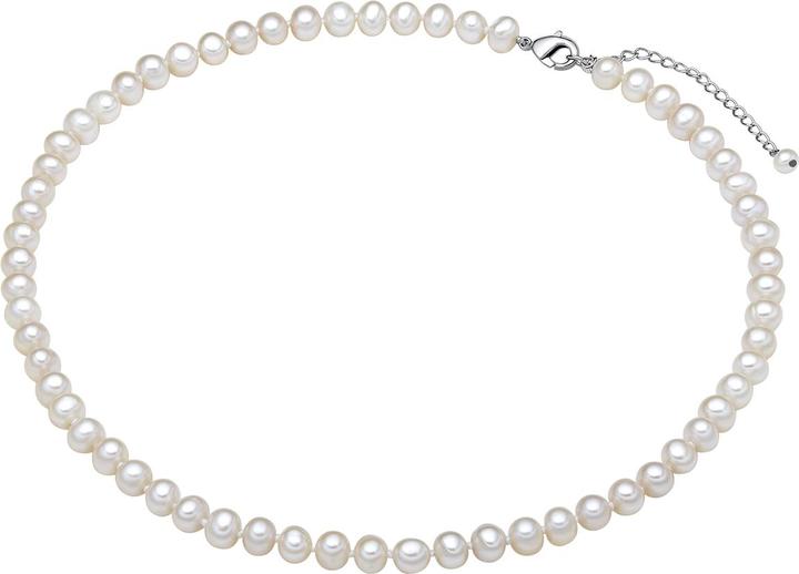 Image du produit Lulu & Jane Laiton Perle de culture d'eau douce argent 42,0 cm chaîne de base + 5,0 cm extension - 33610 (Laiton, 42 - 47 cm)