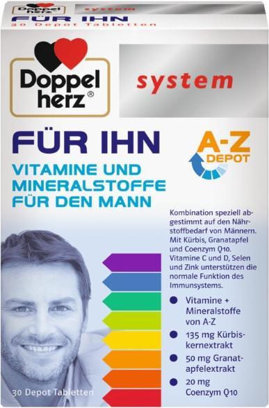 Produktbild Doppelherz system FÜR IHN, 30 St. Tabletten (30 Stück, Tabletten)