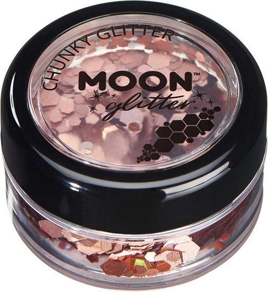 Image du produit Smiffys Moon Glitter Chunky - Rose Doré