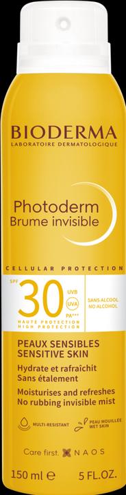 Actual product image Bioderma Photoderm Brume Solaire SPF30+ Spr 150 ml (Sun spray, SPF 30, 150 ml, 150 g)