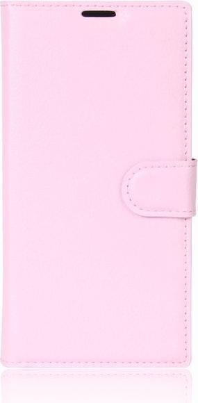 Produktbild Litchi Leder Bookcover (Blackberry KEYone)