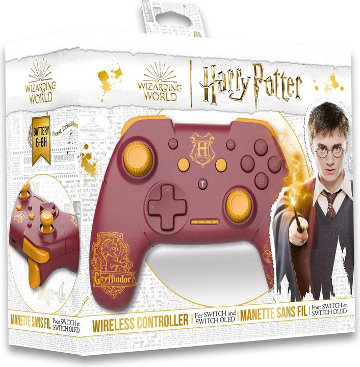 Immagine prodotto Trade Invaders Harry Potter - Controller wireless - Grifondoro (Switch, Switch OLED)