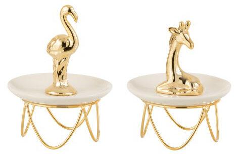 Actual product image J-Line Set of 2 Paradiso jewellery holders - White
