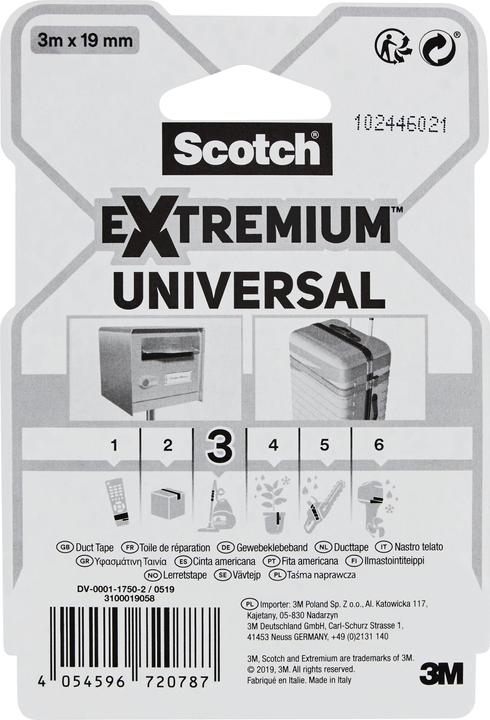 Actual product image Scotch Extremium Universal Klebeband (9.50 mm)