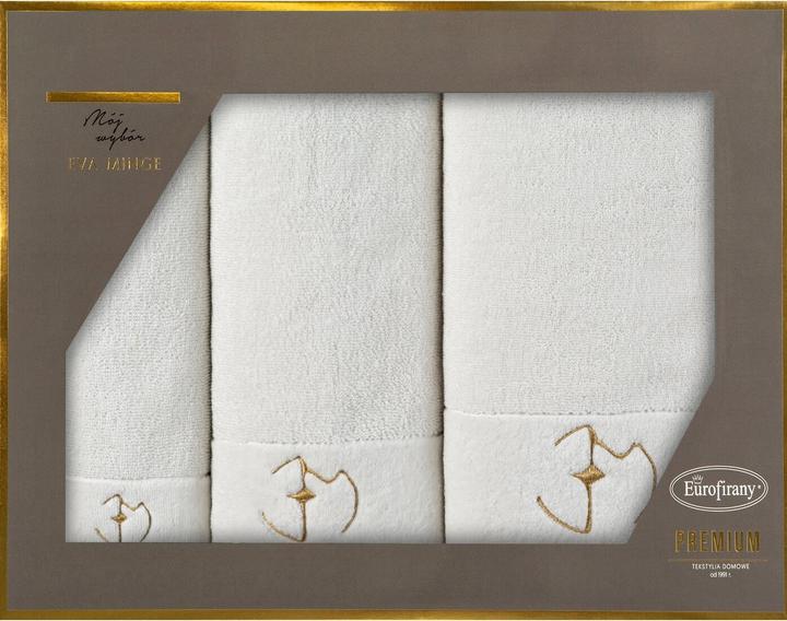 Actual product image Eurofirany EVA MINGE set of GAJA towels in elegant packaging, perfect as a gift, 550 g/m2 30x50 cm, 50x9