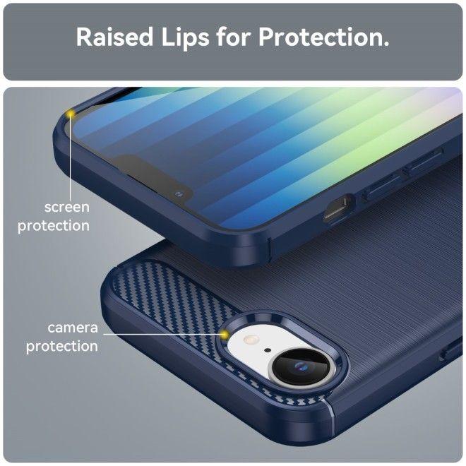 Actual product image MU Style Carbon Fiber TPU Softcase Series (Apple iPhone 16e)