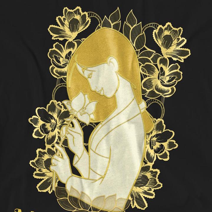 Actual product image Mulan Unisex Adult Golden Garden T-Shirt (M)
