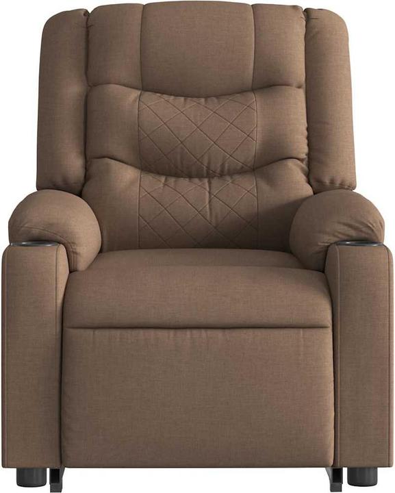Produktbild VidaXL Massagesessel mit Aufstehhilfe Braun Stoff