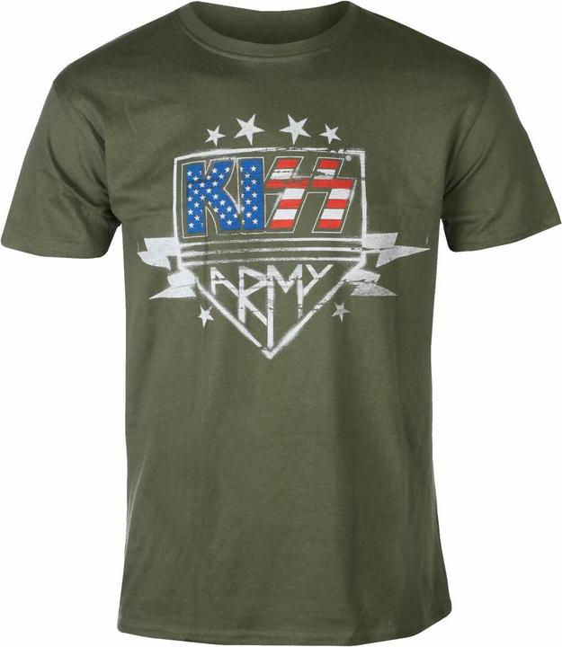 KISS Unisex Adult Army Lightning Cotton T-Shirt