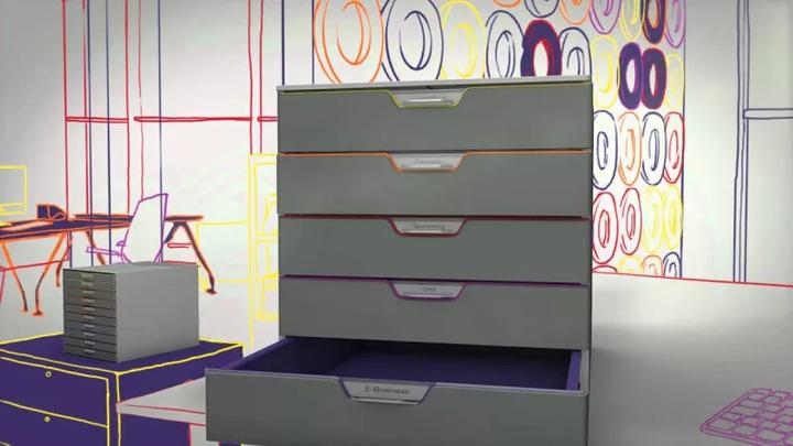 Produktbild Durable Schubladenbox Varicolor 7 (A4)
