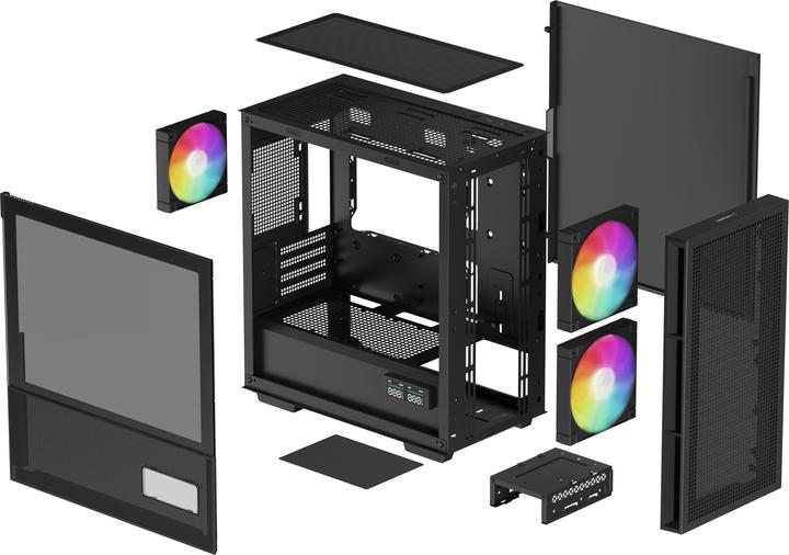 Actual product image Deepcool CH360 Digital (mATX, Mini-ITX)