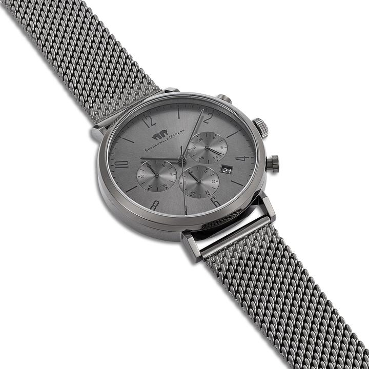 Immagine prodotto Cronografo da uomo Arakon in acciaio inossidabile grigio - 26537 (Cronografo, 42 mm)
