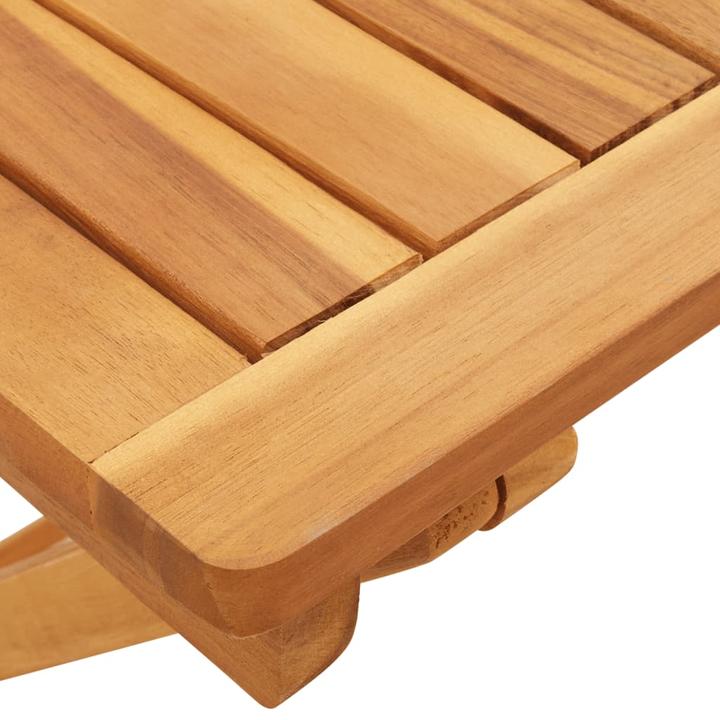 Actual product image VidaXL Folding acacia garden table (50 cm)