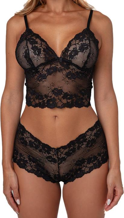 Produktbild Christine Le Duc Christine Valerie Bralette Set schwarz (XL, Einzelpack)