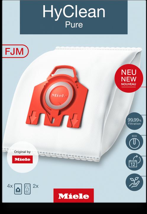 Produktbild Miele Staubfilterbeutel FJM HyClean Pure 4 Stück (4 x)