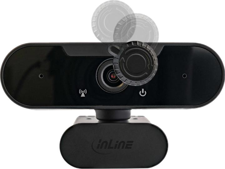 Immagine prodotto InLine ® Webcam FullHD 1920x1080/30Hz con autofocus, cavo di connessione USB Type-C (2.10 Mpx)