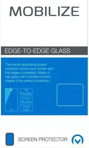 Actual product image Mobilize Edge-To-Edge Glass Screen Protector Black Samsung Galaxy S10e (1 Piece, Samsung Galaxy S10e)