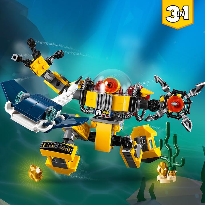 Produktbild LEGO Unterwasser-Roboter (31090, LEGO Creator 3-in-1)