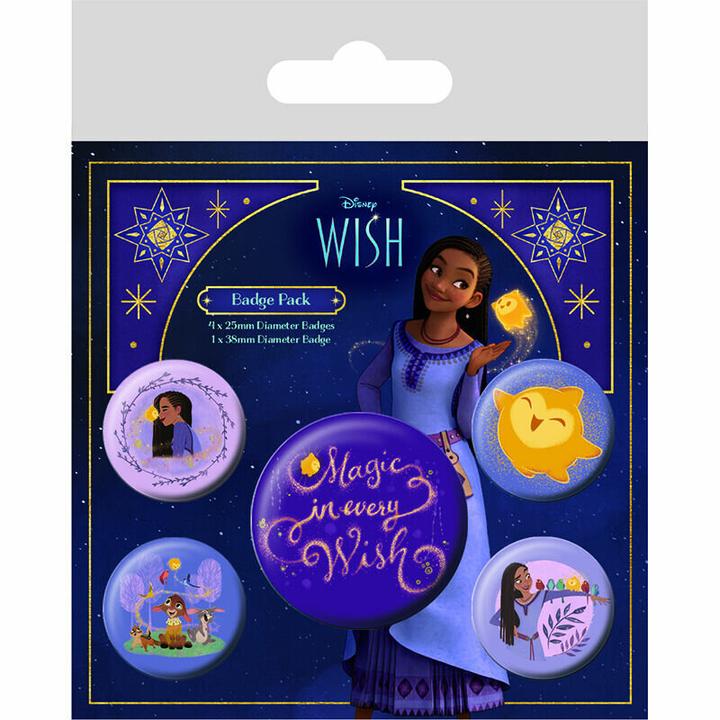 Produktbild Pyramid Wish Ansteck-Buttons 5er-Pack Magic In Every Wish