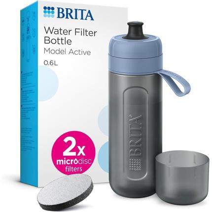 Actual product image Brita Active blue 2-disc filter bottle (0.60 l)