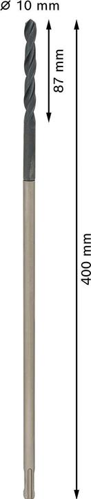 Produktbild Bosch Professional Zubehör PRO Wood HSS Installationsbohrer, 10 x 87 x 400 mm (10 mm)