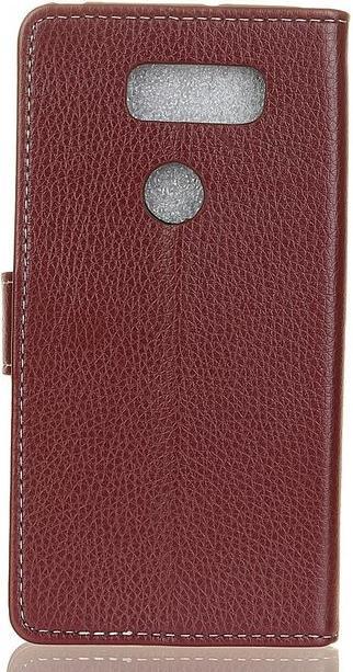 Actual product image MU Classic Litchi Leather Bookcover II Series (LG V50 ThinQ)