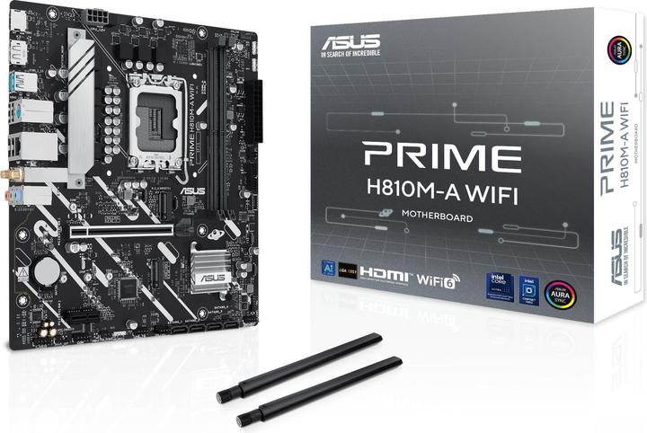 Produktbild ASUS PRIME H810M-A WIFI (LGA 1851, Intel H810, uATX)