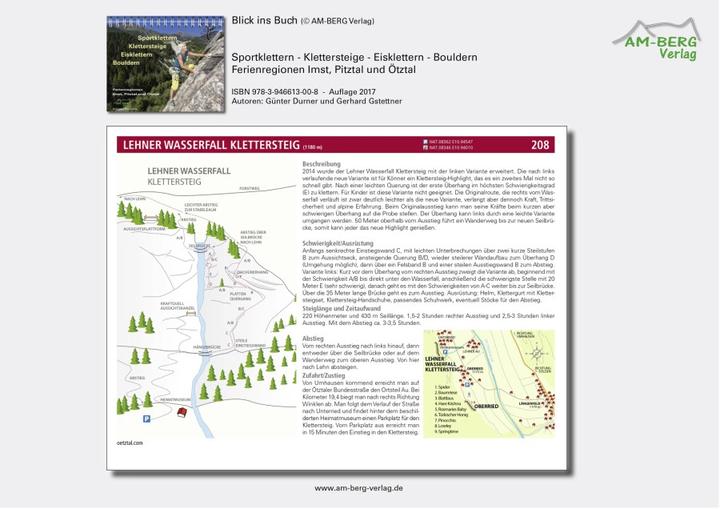 Produktbild Sportklettern - Klettersteige - Eisklettern - Bouldern Ferienregionen Imst, Pitztal und Ötztal (Deutsch, Gerhard Gstettner, Günter Durner, 2016)