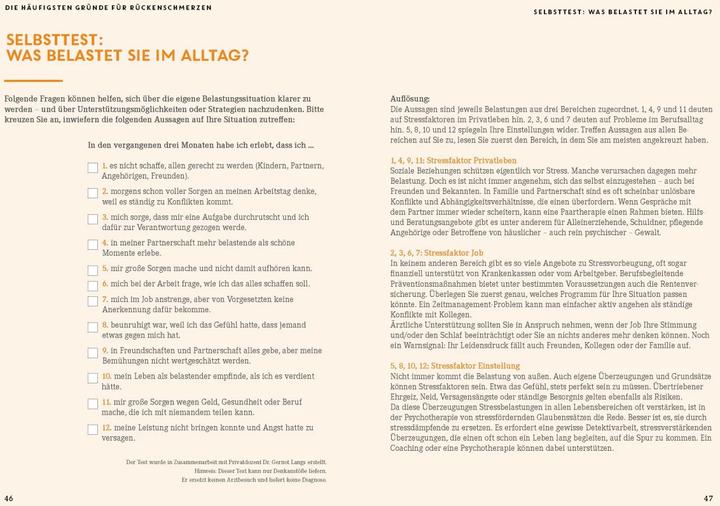 Produktbild Apotheken Umschau: Der stressfreie Rücken (Deutsch, Wort & Bild Verlag, 2021)