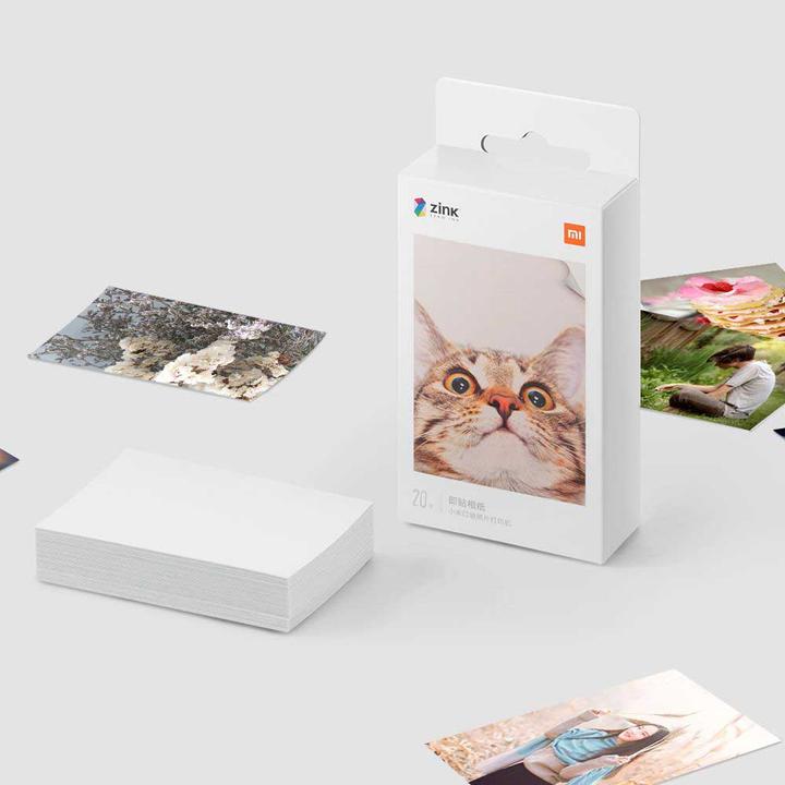 Actual product image Xiaomi Mi Portable Photo Printer Paper (287 g/m², 50 x 76 mm, 20 x)