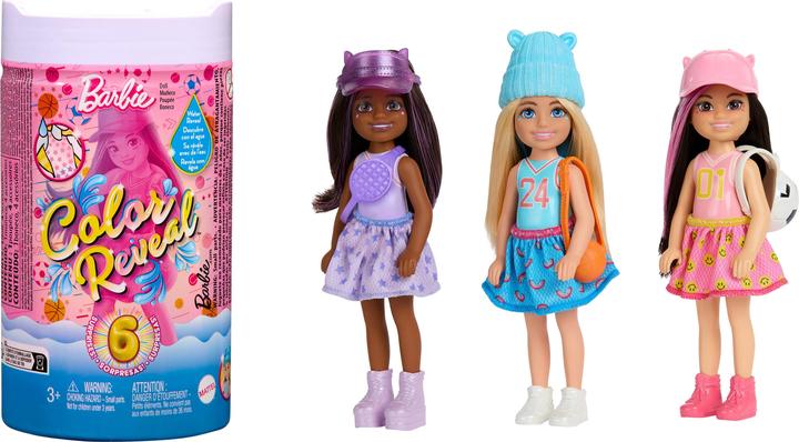 Produktbild Barbie Color Reveal Chelsea Sporty Series