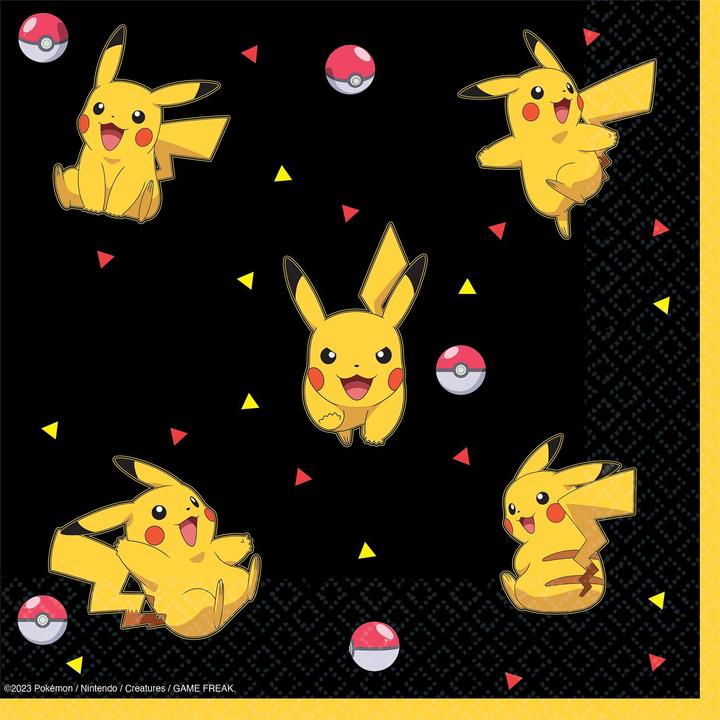 Produktbild Amscan Pokémon (16 x, 33 x 33 cm)