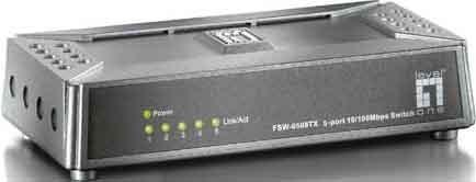 Produktbild LevelOne FSW-0508TX: 5Port Switch (5 Ports)