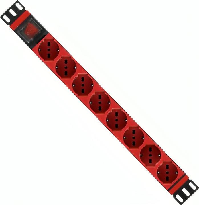 Produktbild WP Rack & Cabling Wp Europe Multipresa 1U 8 Steckdosen