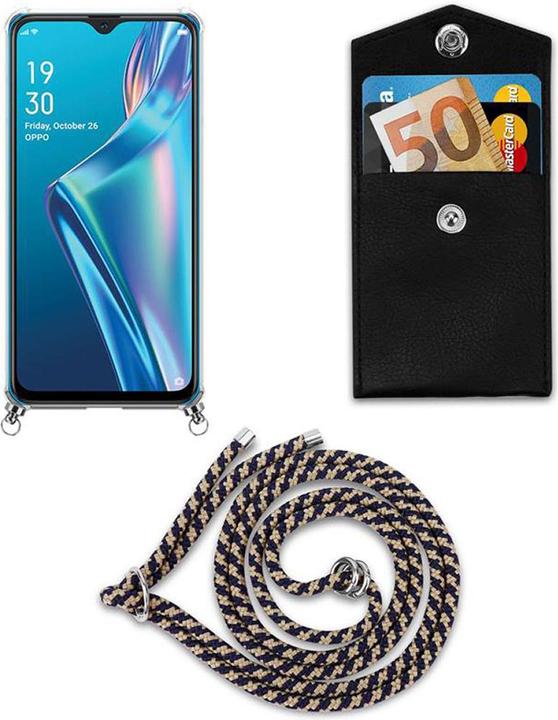 Produktbild Cadorabo TPU Handy Kette SILBER Cover