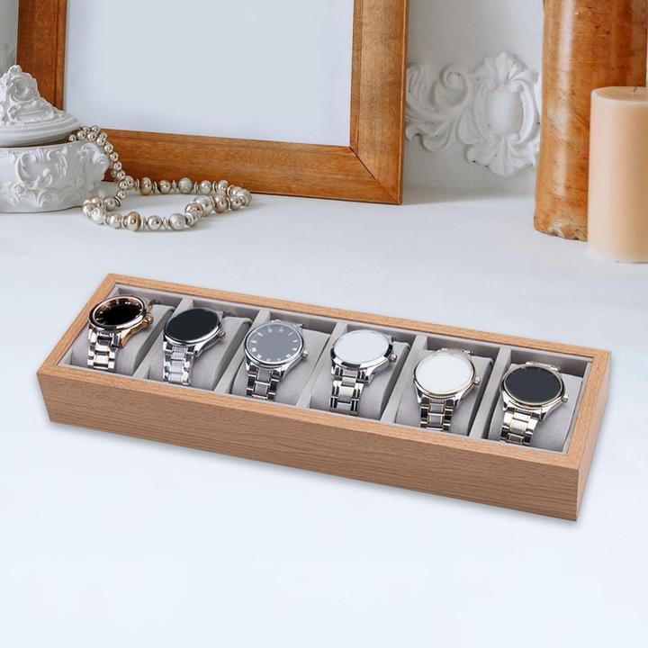 Immagine prodotto JTI Scatola per orologi in legno - 6 scomparti